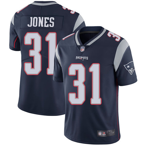 New England Patriots Football #31 Vapor Limited Navy Blue Men Jonathan Jones Home NFL Jersey->women nfl jersey->Women Jersey